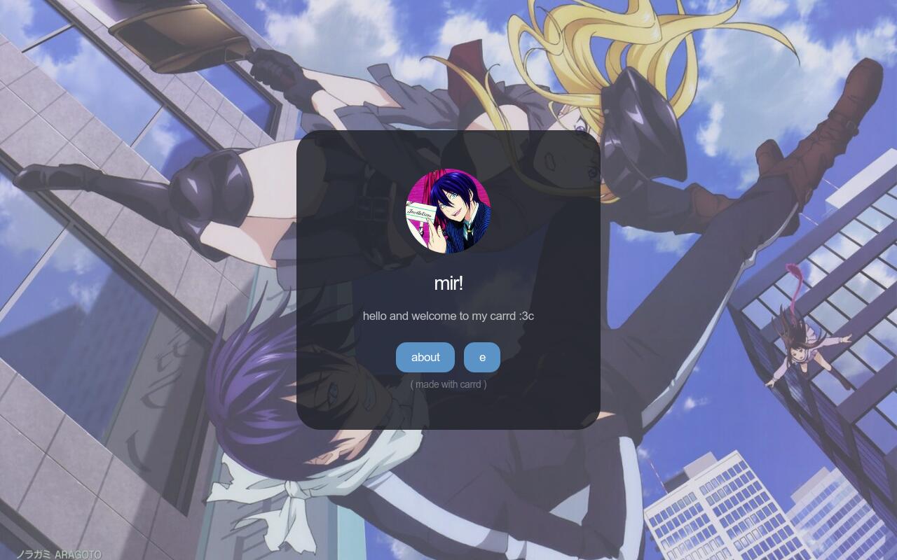 Carrd profile picture for @kudos